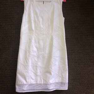 White Knee high Dress